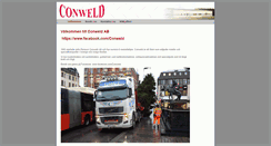 Desktop Screenshot of conweld.se