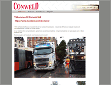 Tablet Screenshot of conweld.se